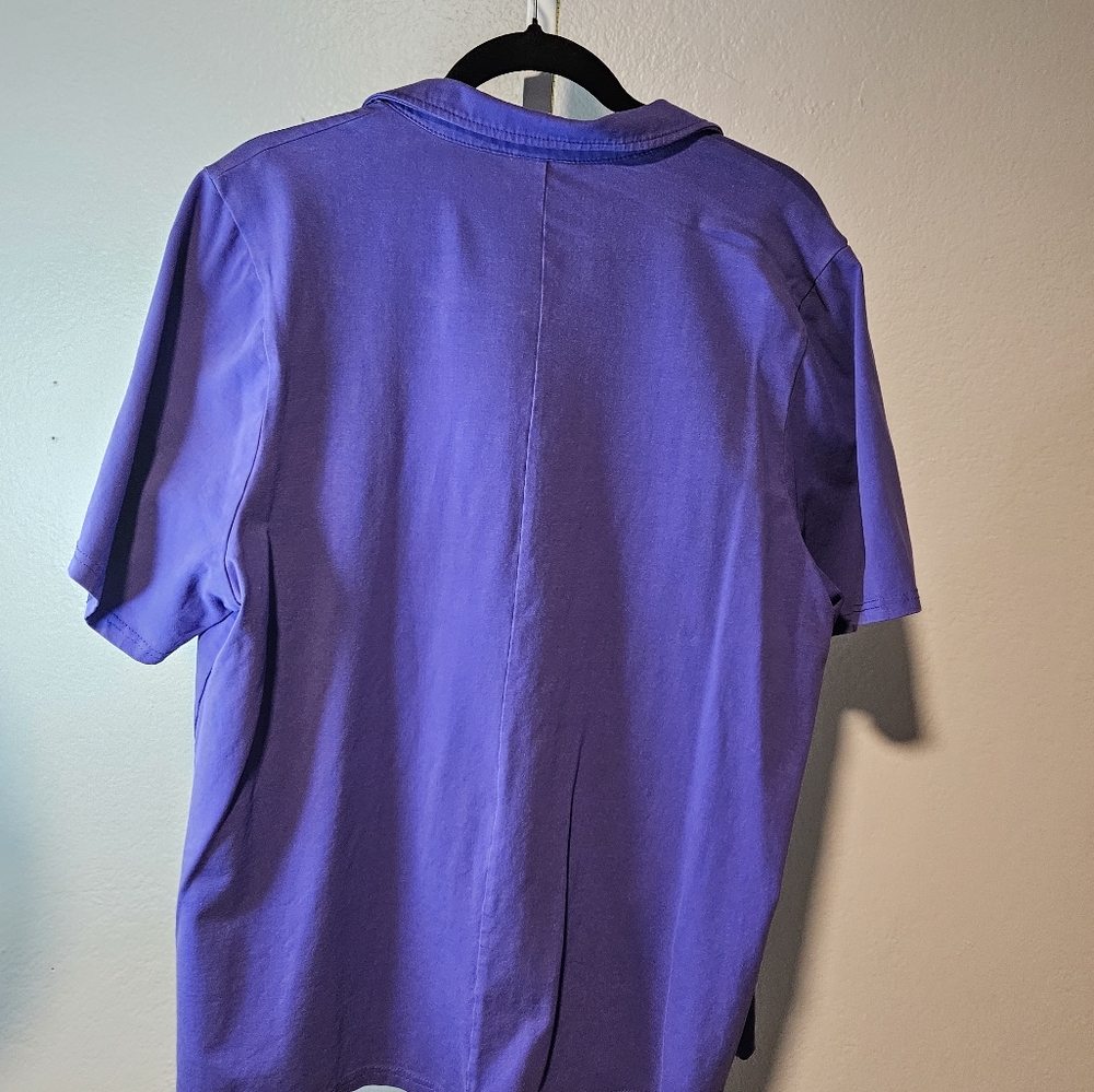 Avenue Women's Purple Polo Shirt - Picture 3 of 8